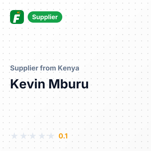 Kevin Mburu  – summary card, no photo uploaded yet