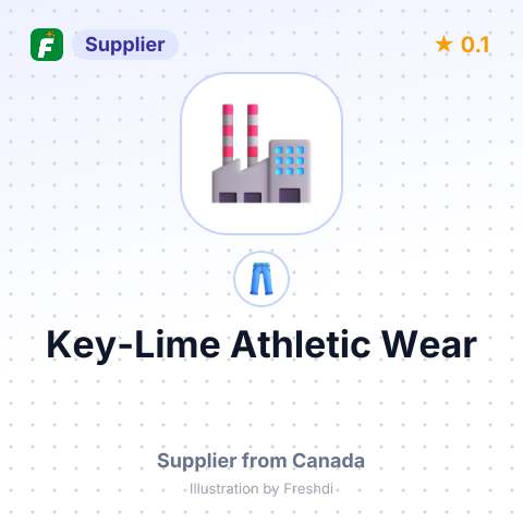 Key-Lime Athletic Wear – summary card, no photo uploaded yet