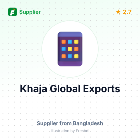 Khaja Global Exports – summary card, no photo uploaded yet