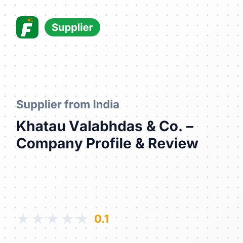 Khatau Valabhdas & Co. – summary card, no photo uploaded yet