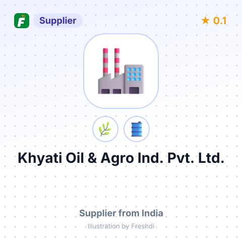 Khyati Oil & Agro Ind. Pvt. Ltd. – summary card, no photo uploaded yet