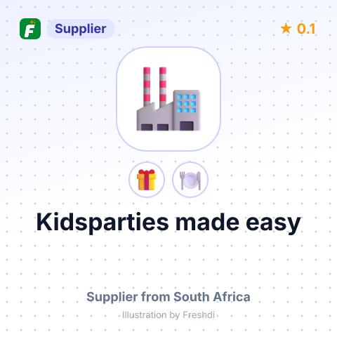 Kidsparties made easy – summary card, no photo uploaded yet