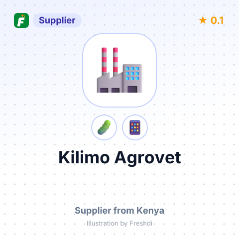 Kilimo Agrovet – summary card, no photo uploaded yet