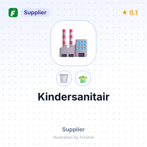 Kindersanitair – summary card, no photo uploaded yet