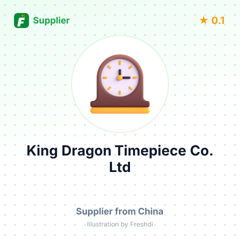 King Dragon Timepiece Co.,Ltd – summary card, no photo uploaded yet