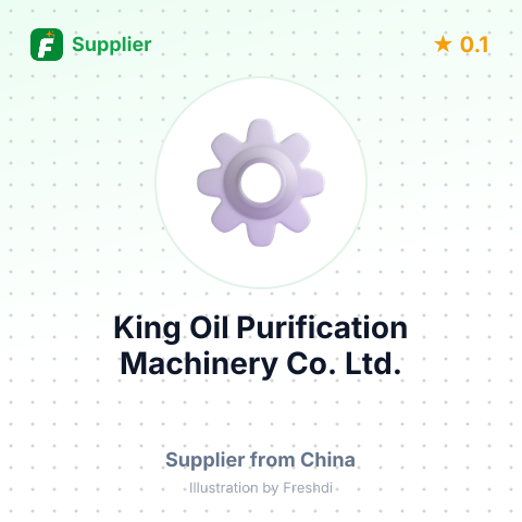 King Oil Purification Machinery Co., Ltd. – summary card, no photo uploaded yet