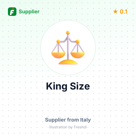 King Size  – summary card, no photo uploaded yet
