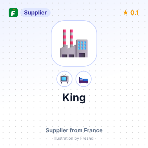King – summary card, no photo uploaded yet