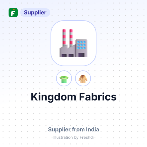 Kingdom Fabrics – summary card, no photo uploaded yet