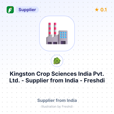 Kingston Crop Sciences India Pvt. Ltd.  – summary card, no photo uploaded yet