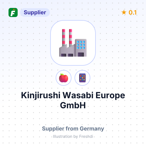 Kinjirushi Wasabi Europe GmbH – summary card, no photo uploaded yet