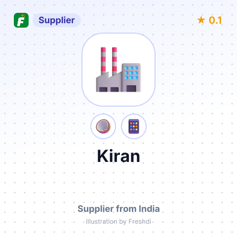 Kiran  – summary card, no photo uploaded yet
