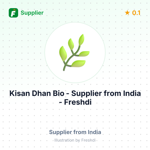 Kisan Dhan Bio  – summary card, no photo uploaded yet
