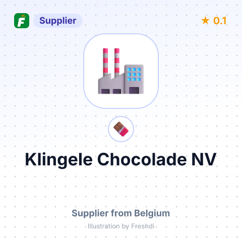 Klingele Chocolade NV – summary card, no photo uploaded yet