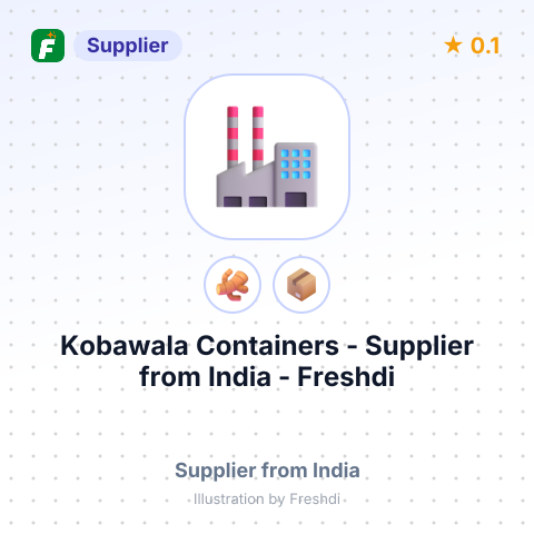 Kobawala Containers  – summary card, no photo uploaded yet