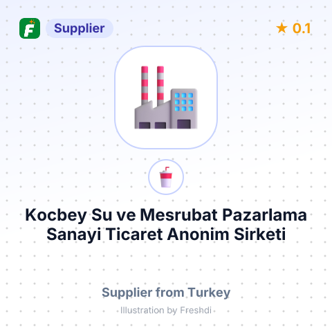 Kocbey Su ve Mesrubat Pazarlama Sanayi Ticaret Anonim Sirketi – summary card, no photo uploaded yet