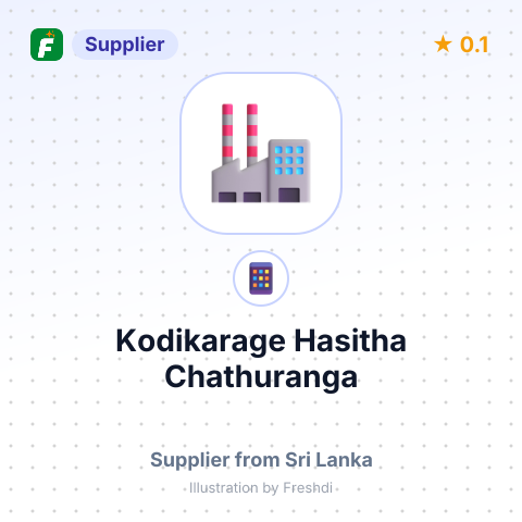 Kodikarage Hasitha Chathuranga  – summary card, no photo uploaded yet