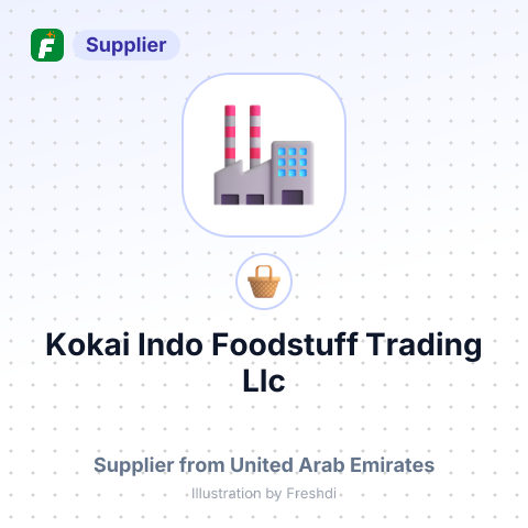 Kokai Indo Foodstuff Trading Llc – summary card, no photo uploaded yet