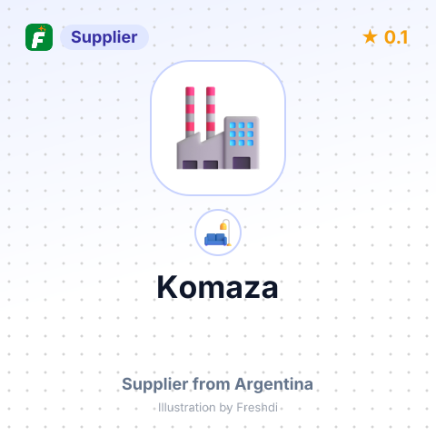 Komaza – summary card, no photo uploaded yet
