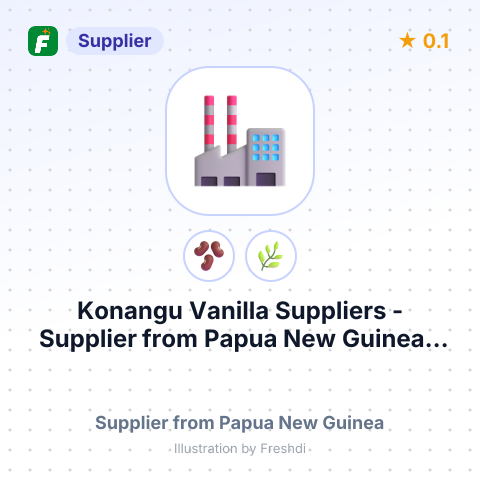 Konangu Vanilla Suppliers  – summary card, no photo uploaded yet