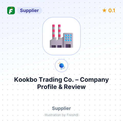 Kookbo Trading Co. – summary card, no photo uploaded yet
