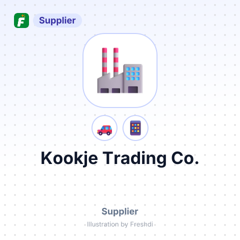 Kookje Trading Co. – summary card, no photo uploaded yet