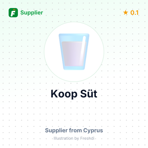 Koop Süt – summary card, no photo uploaded yet