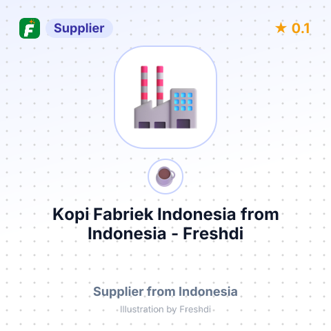 Kopi Fabriek Indonesia  – summary card, no photo uploaded yet