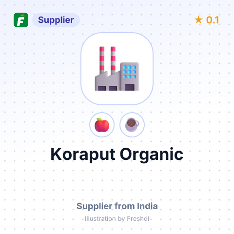 Koraput Organic  – summary card, no photo uploaded yet