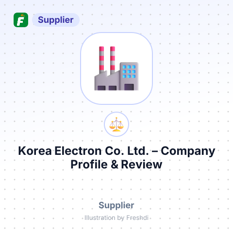 Korea Electron Co., Ltd. – summary card, no photo uploaded yet