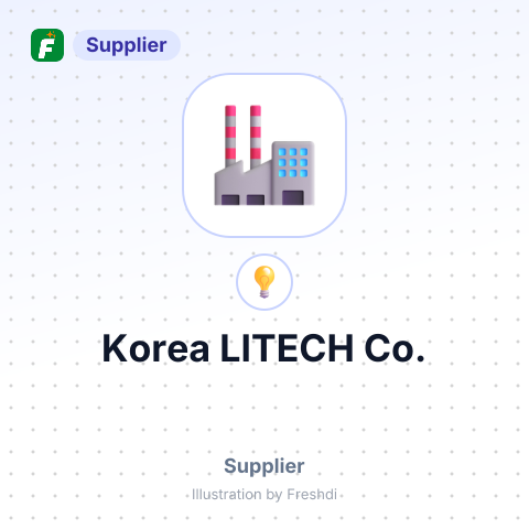 Korea LITECH Co. – summary card, no photo uploaded yet