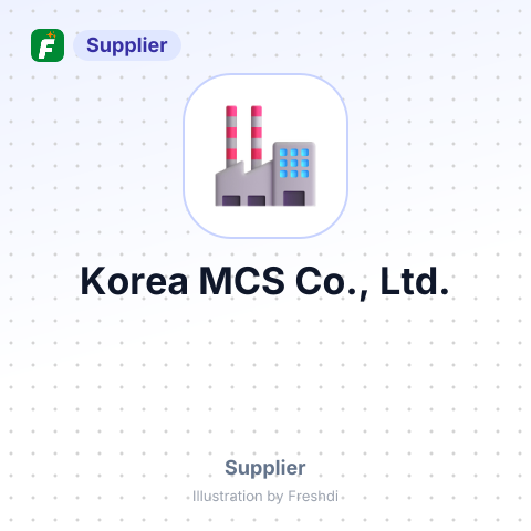 Korea MCS Co., Ltd. – summary card, no photo uploaded yet