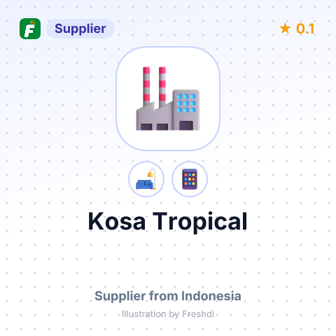 Kosa Tropical  – summary card, no photo uploaded yet