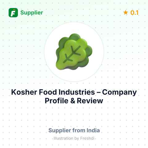 Kosher Food Industries – summary card, no photo uploaded yet