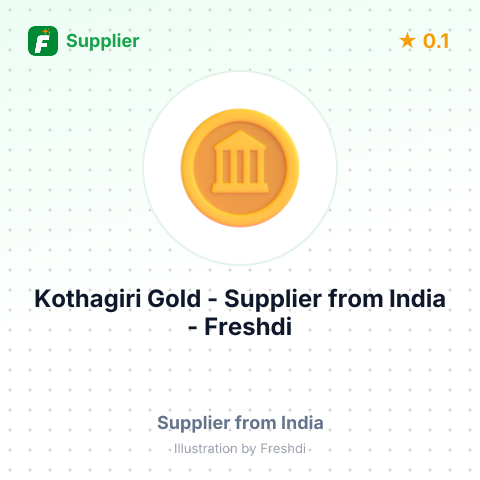 Kothagiri Gold  – summary card, no photo uploaded yet