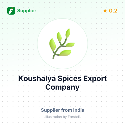 Koushalya Spices Export Company – summary card, no photo uploaded yet