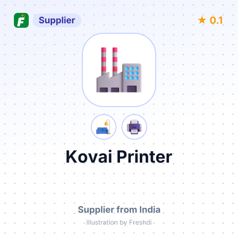 Kovai Printer – summary card, no photo uploaded yet