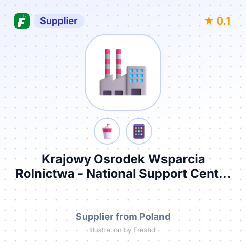 Krajowy Osrodek Wsparcia Rolnictwa - National Support Centre for Agriculture – summary card, no photo uploaded yet