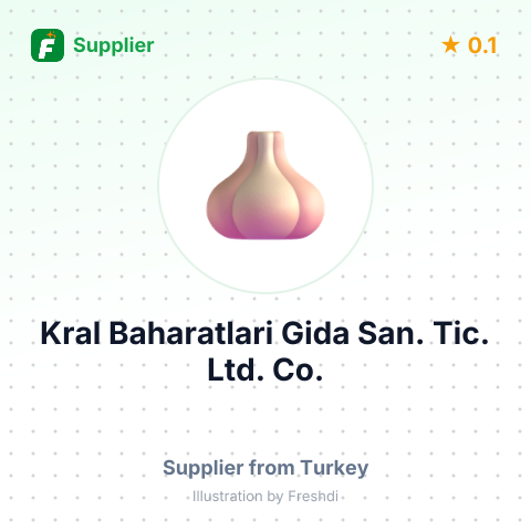 Kral Baharatlari Gida San. Tic. Ltd. Co. – summary card, no photo uploaded yet