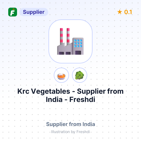 Krc Vegetables  – summary card, no photo uploaded yet