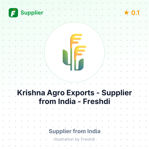 Krishna Agro Exports  – summary card, no photo uploaded yet