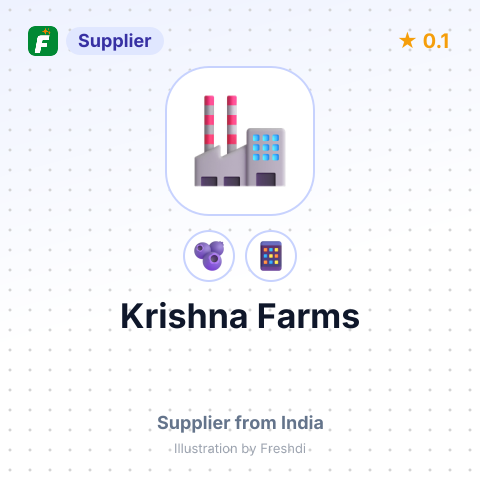 Krishna Farms  – summary card, no photo uploaded yet