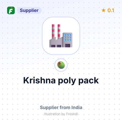 Krishna poly pack – summary card, no photo uploaded yet