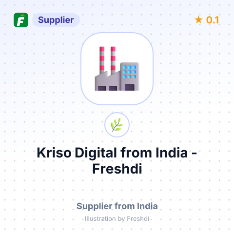 Kriso Digital  – summary card, no photo uploaded yet
