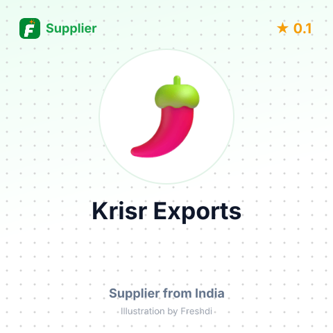 Krisr Exports  – summary card, no photo uploaded yet