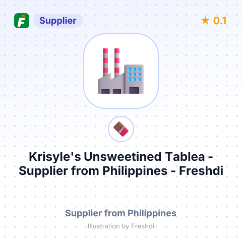 Krisyle's Unsweetined Tablea  – summary card, no photo uploaded yet