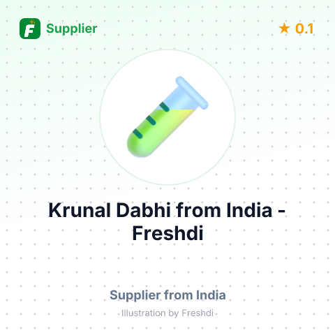 Krunal Dabhi  – summary card, no photo uploaded yet