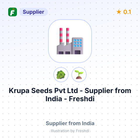 Krupa Seeds Pvt Ltd  – summary card, no photo uploaded yet