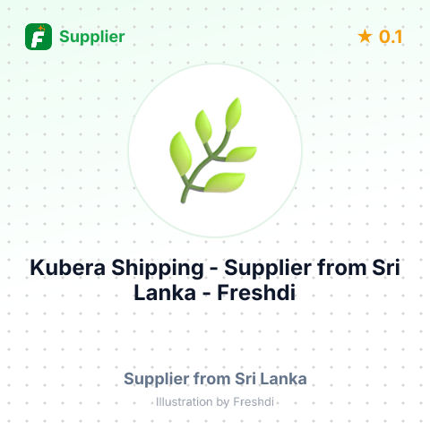 Kubera Shipping  – summary card, no photo uploaded yet