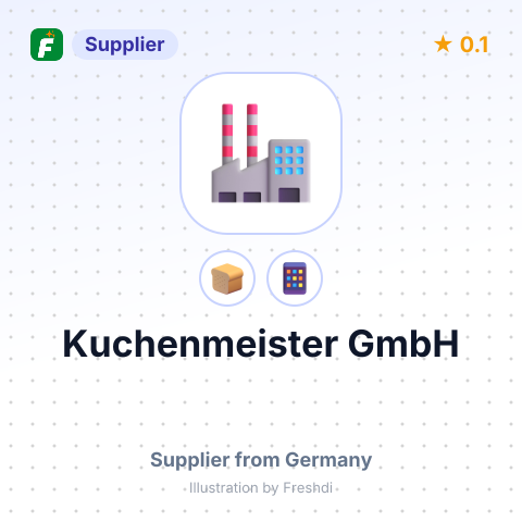 Kuchenmeister GmbH – summary card, no photo uploaded yet